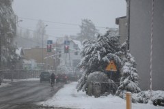 Wiosenny atak zimy w Myszkowie