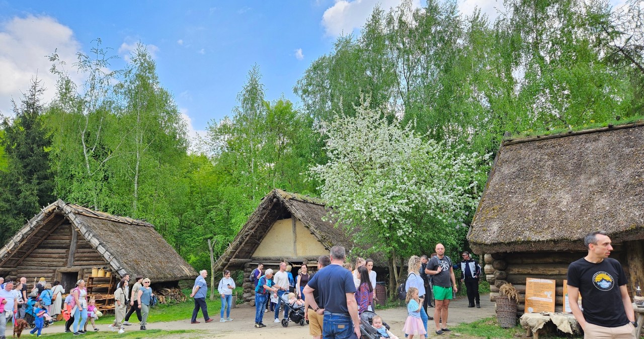 Wioska piastowska w Muzeum Archeologicznym w Biskupinie