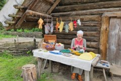 Wioska piastowska w Muzeum Archeologicznym w Biskupinie