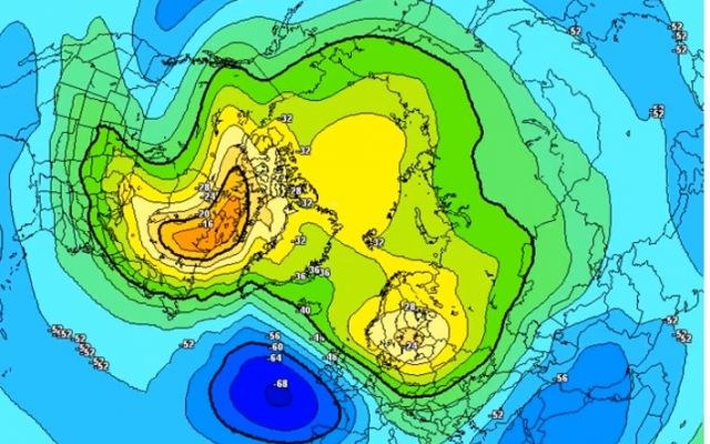 Wir polarny docierający do północnej Grenlandii zmierza w kierunku Kanady i północnej części Europy /materiały prasowe