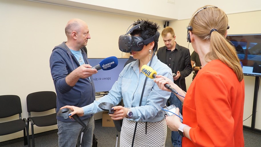 Wirtualna rzeczywistość w szczecińskiej Akademii Morskiej /Akademia Morska w Szczecinie /