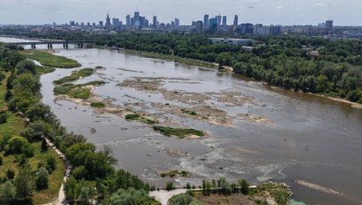 Wisła znika z Warszawy? Niewiarygodnie niski poziom wody