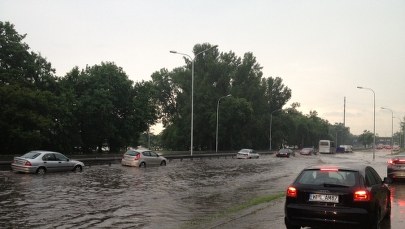 Wisłostrada pod wodą 