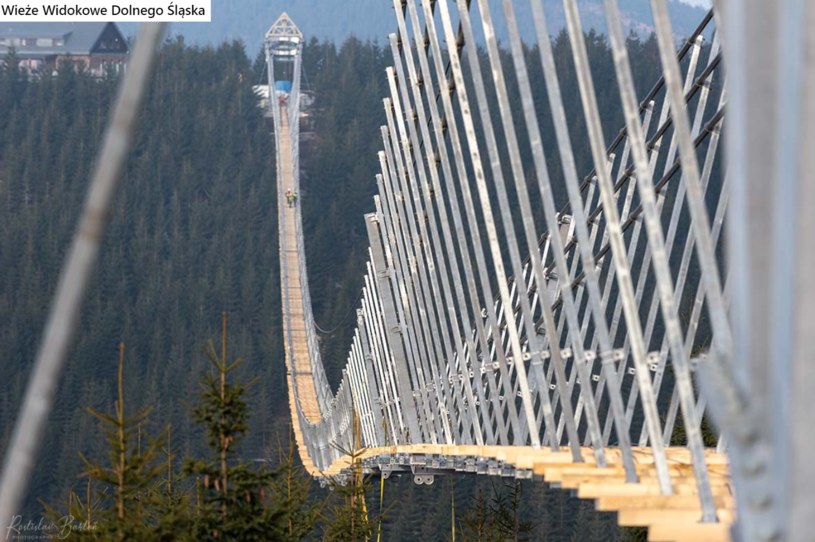 Wiszący most ma łączyć dwa szczyty górskie /123RF/PICSEL