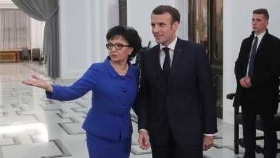 Witek rozmawiała z Macronem o współpracy w ramach Trójkąta Weimarskiego