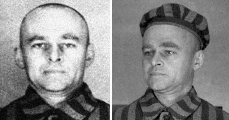 Witold Pilecki w stroju więziennym, Auschwitz /Laski Diffusion /East News