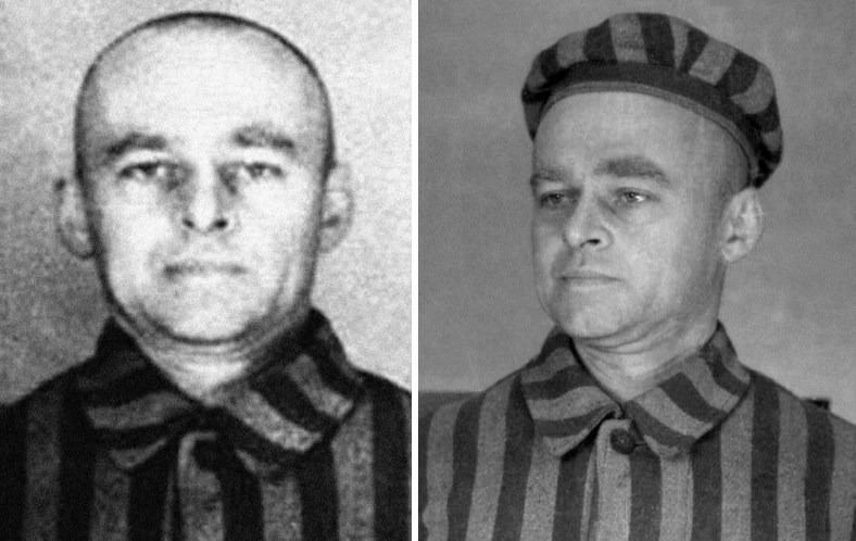 Witold Pilecki w stroju więziennym, Auschwitz /Laski Diffusion /East News
