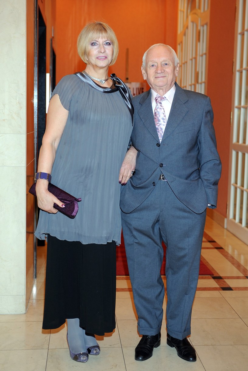 Witold Pyrkosz z żoną Krystyną, 2008 rok /MWMedia
