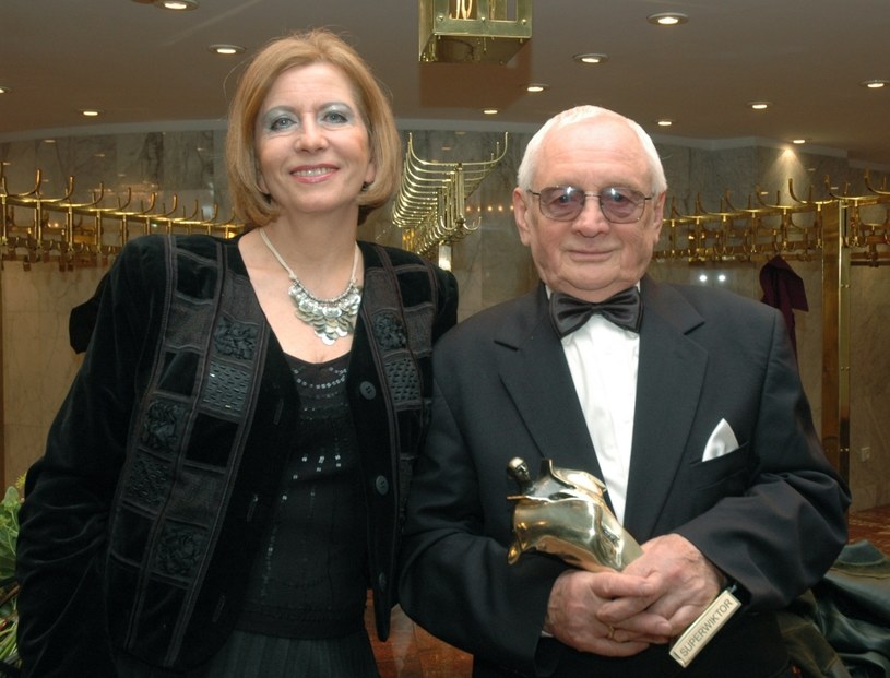 Witold Pyrkosz z żoną /MWMedia