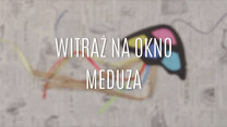 Witraż na okno - meduza