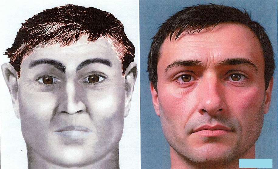 Wizerunek mężczyzny odtworzony po 35 latach /