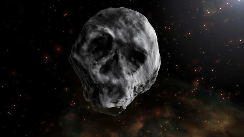 Wizja artystyczna asteroidy 2015 TB145 /materiały prasowe