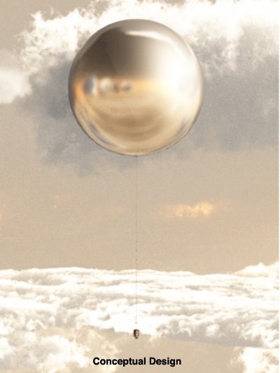 Wizja artystyczna balonu w atmosferze Wenus /NASA/JPL-Caltech /materiał zewnętrzny