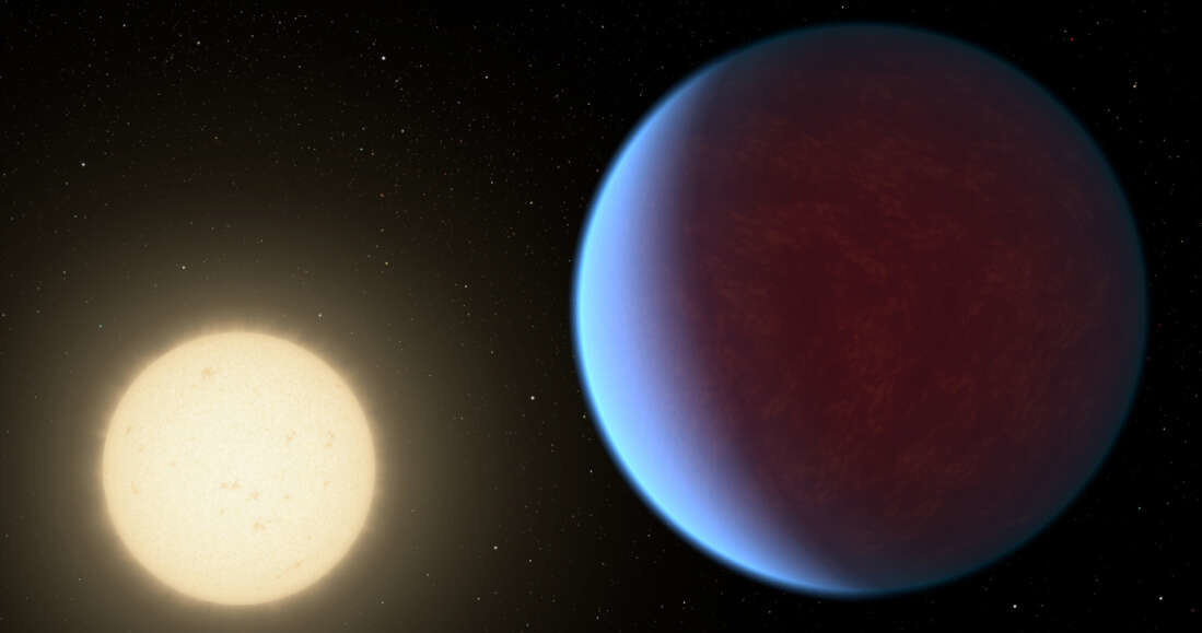 Wizja artystyczna egzoplanety 55 Cancri e /NASA