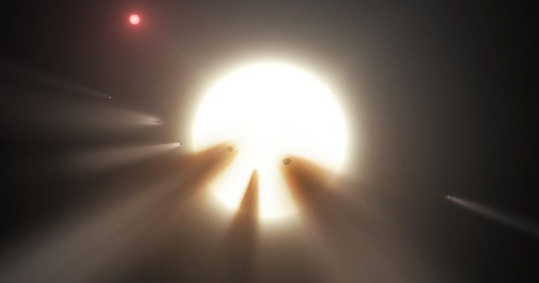 Wizja artystyczna gwiazdy Boyajiana /NASA/JPL-Caltech /materiał zewnętrzny