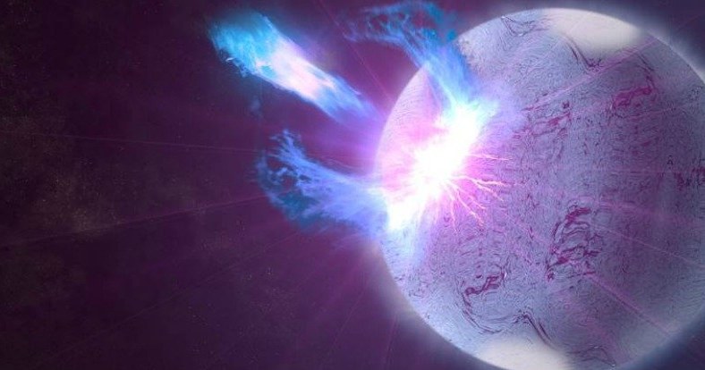 Wizja artystyczna jednego z magnetarów /NASA