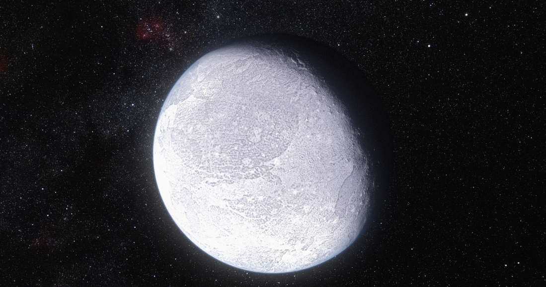 Wizja artystyczna planety karłowatej Eris /materiały prasowe