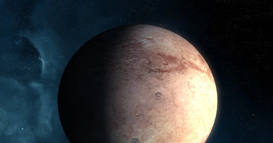 Wizja artystyczna planety karłowatej z zewnętrznego Układu Słonecznego /materiały prasowe