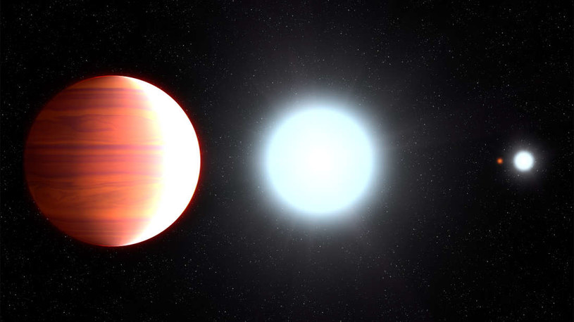 Wizja artystyczna planety Kepler-13Ab /materiały prasowe