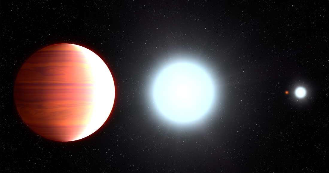Wizja artystyczna planety Kepler-13Ab /materiały prasowe