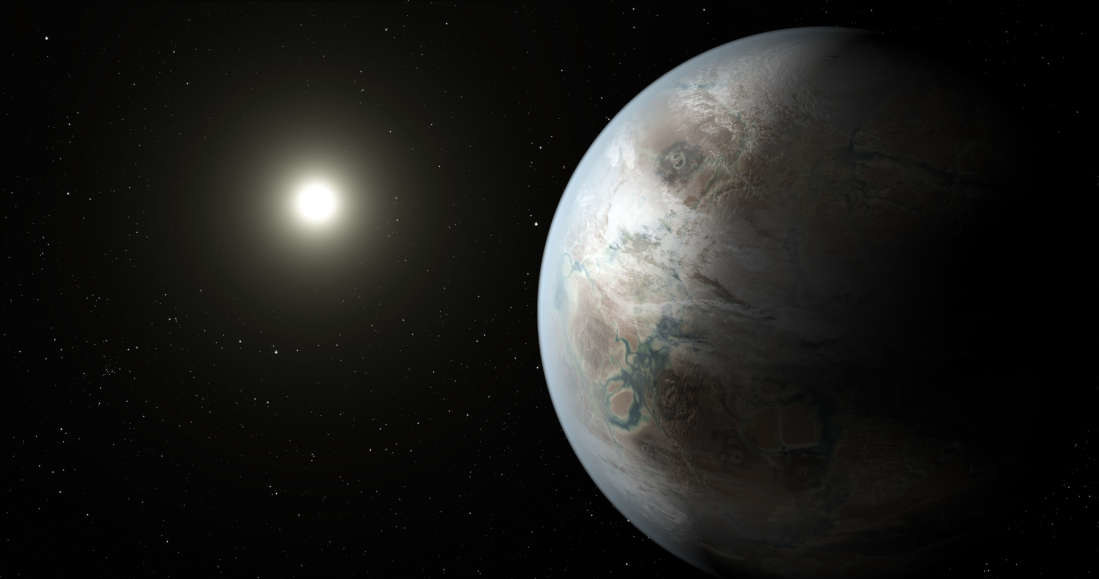 Wizja artystyczna planety Kepler-452b /NASA