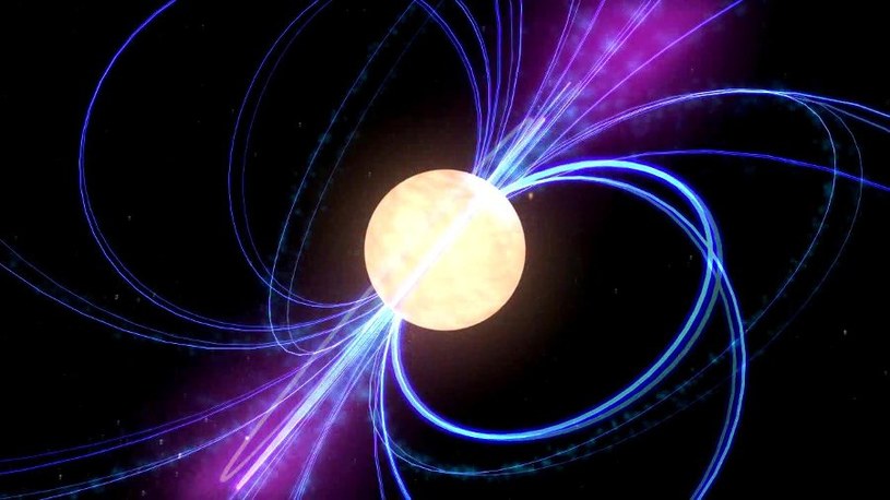 Wizja artystyczna pulsara. Źródło: MPG /Kosmonauta