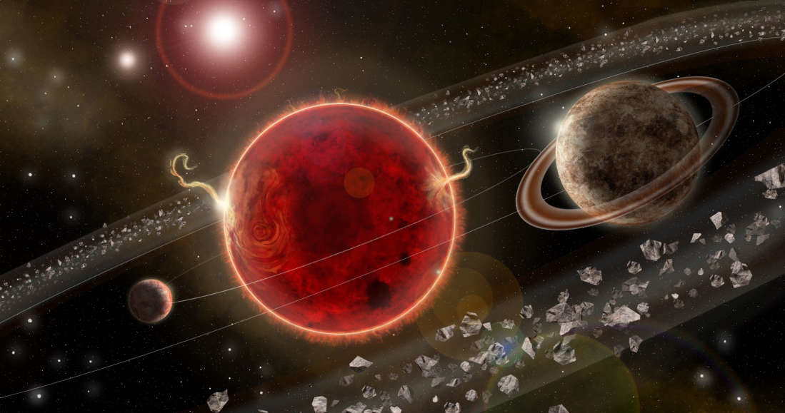 Wizja artystyczna układu planetarnego Proxima Centauri /materiały prasowe