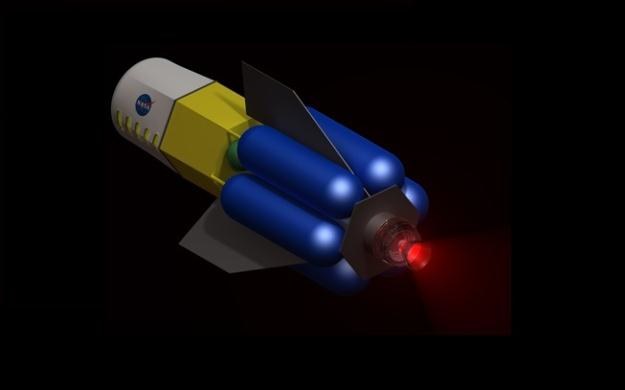 Wizja rakiety napędzanej przy pomocy energii z fuzji jądrowej /NASA