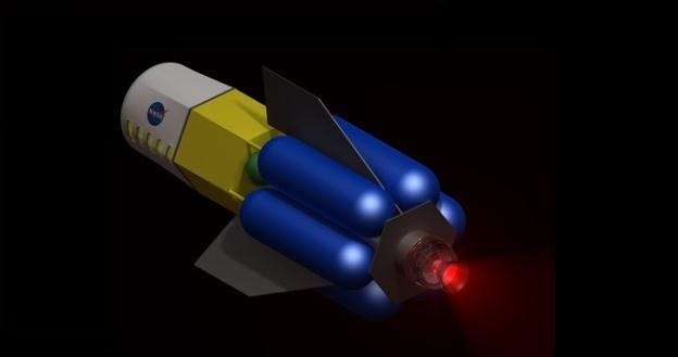 Wizja rakiety napędzanej przy pomocy energii z fuzji jądrowej /NASA