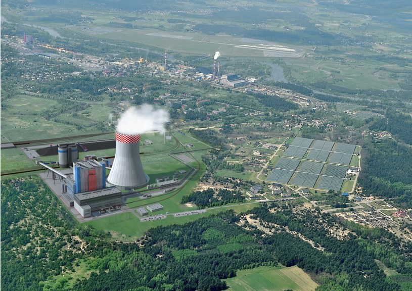Wizualizacja bloku na węgiel kamienny Ostrołęka C. Tak miał wyglądać ostatni wielki projekt energetyczny w Polsce oparty na "czarnym" paliwie. /materiały prasowe