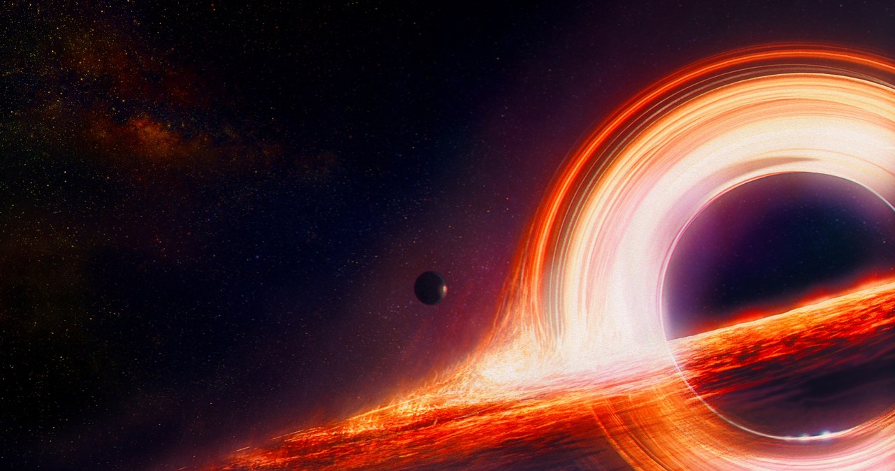 Wizualizacja dysku wokół czarnej dziury. Supermasywne czarne dziury astrofizycy znajdują w centrach większości galaktyk. Jest także w naszej Galaktyce - to SgtA* /Nicholas Forder/Future Publishing via Getty Images /Getty Images