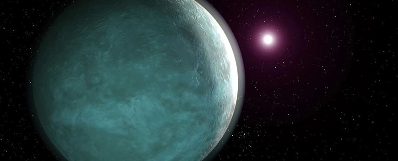 Wizualizacja egzoplanety podobnej do Neptuna /NASA /materiały prasowe