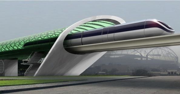 Wizualizacja kolei Hyperloop /materiały prasowe