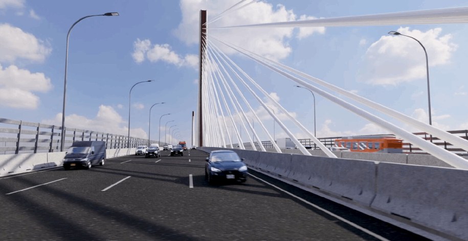 Wizualizacja mostu w Sewilli /Ministerio de Transportes y Movilidad Sostenible /