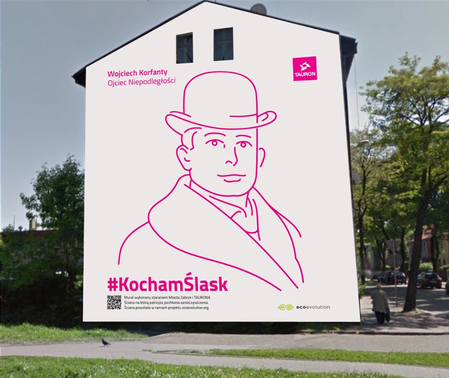 Wizualizacja muralu /TAURON Polska Energia /