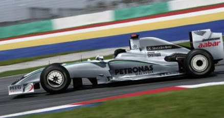 Wizualizacja nowego bolidu teamu Mercedes GP Petronas / kliknij /Informacja prasowa