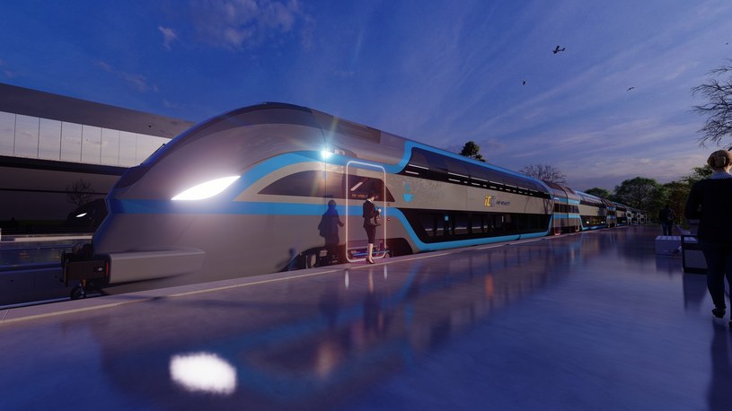 Wizualizacja nowoczesnego pociągu typu push-pull. /PKP Intercity /materiały prasowe