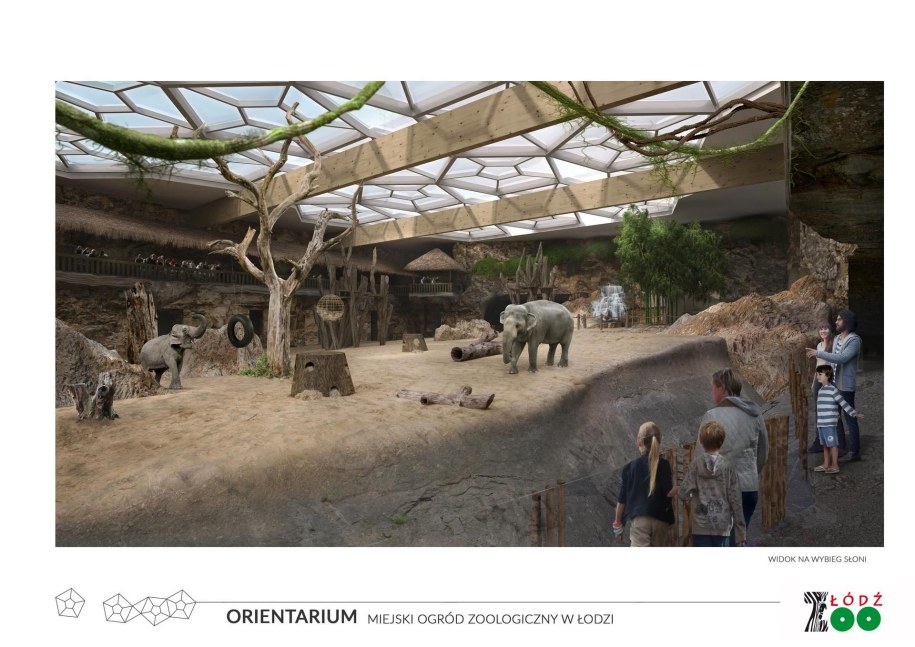 Wizualizacja Orientarium /ZOO  Łódź /