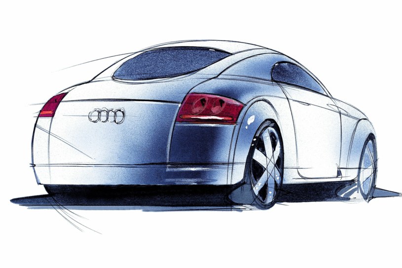 Wizualizacja pierwszego Audi TT /Audi /materiały prasowe