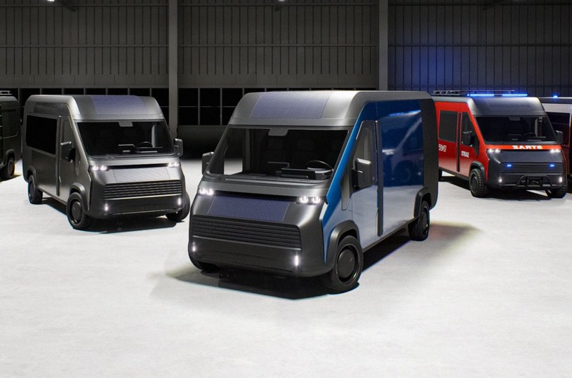 Wizualizacja prototypu e-Van według projektu Innovation AG /