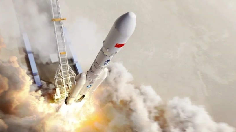 Wizualizacja rakiety Kinetica 2 firmy CAS Space. /CAS Space /materiały prasowe