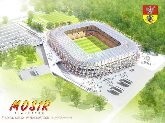 Wizualizacja stadionu MOSiR w Białymstoku /Informacja prasowa