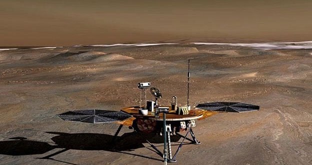 Wizualizacja ziemskiego urządzenia na powierzchni Marsa /AFP