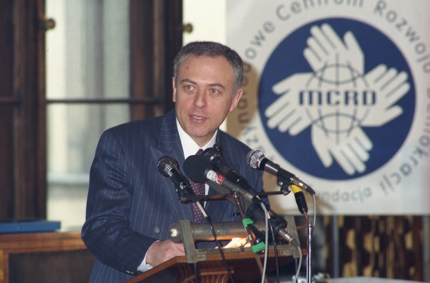 Wizyta ministra spraw zagranicznych Rosji Andrieja Kozyriewa w Polsce. Zdjęcie z 1994 roku /Jacek Bednarczyk /PAP
