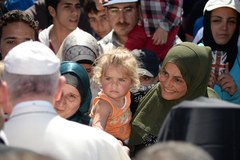 Wizyta papieża na Lesbos. Spotkał się m.in. z uchodźcami