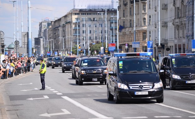 Wizyta prezydenta USA w Warszawie - będą duże utrudnienia