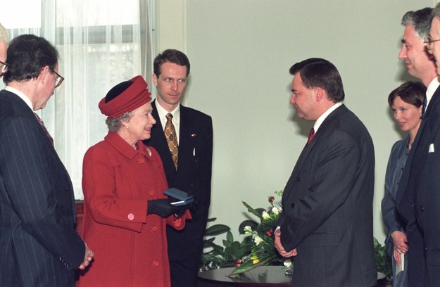 Wizyta w Polsce brytyjskiej pary królewskiej w dniach 25-26 marca 1996 roku /Teodor Walczak /PAP
