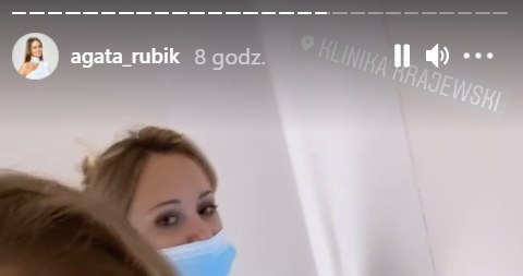 Wizyta w salonie zabiegów estetycznych, https://www.instagram.com/agata_rubik/ /Instagram