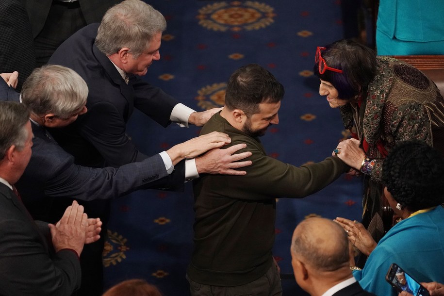 Wizyta Wołodymyra Zełenskiego w Kongresie USA /ERIC LEE /PAP/EPA