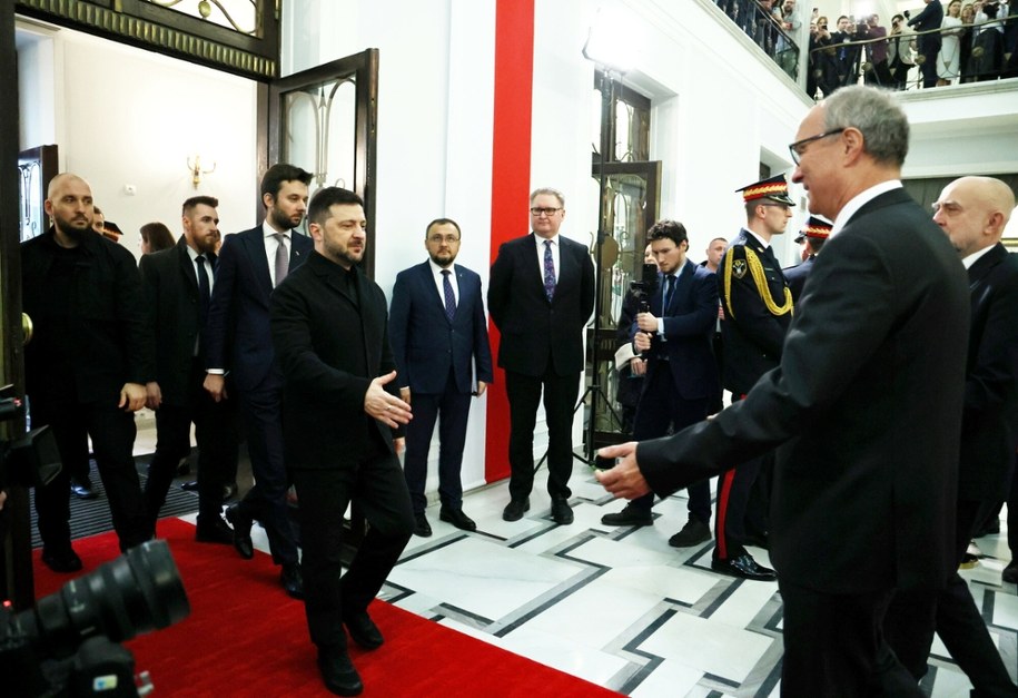 Wizyta Wołodymyra Zełenskiego w Polsce - spotkanie z Włodzimierzem Czarzastym, 19 grudnia 2025 /Anita Walczewska/East News /East News